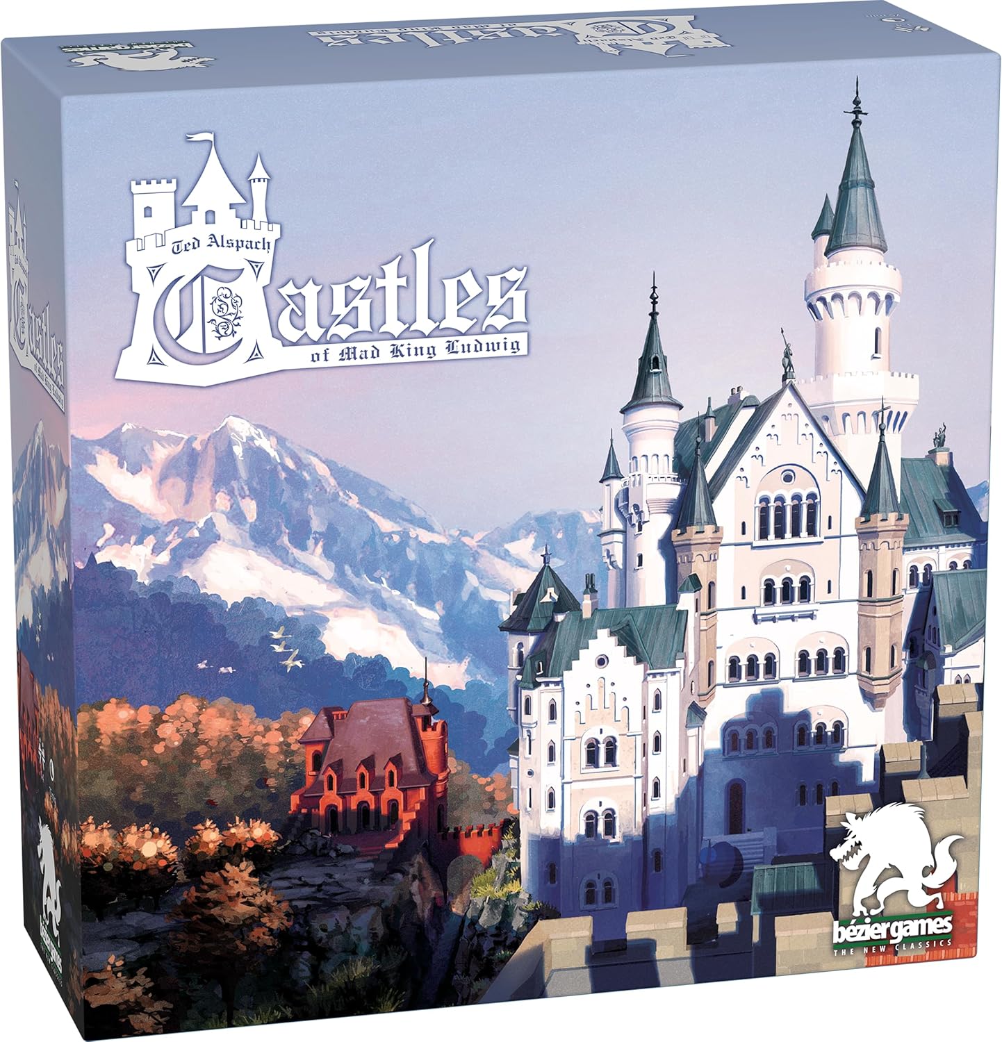 Castles of Mad King Ludwig 2nd Edition - Beautiful Award-Winning Family Strategy Board Game for Families, Adults, Kids - from