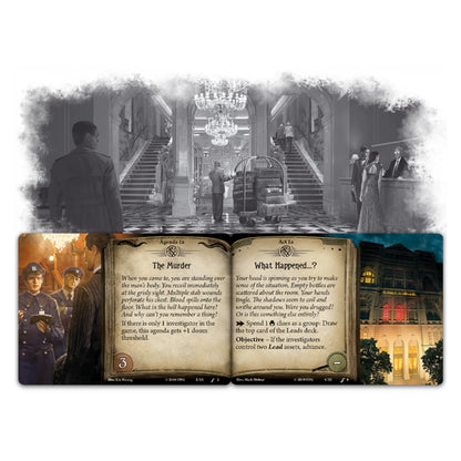 ARKHAM HORROR TCG: MURDER AT THE EXCELSIOR HOTEL Fantasy Flight Games - ảnh 4 - Board Game