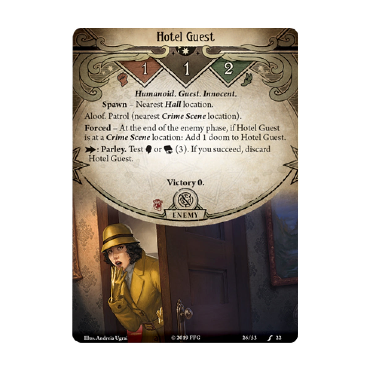 ARKHAM HORROR TCG: MURDER AT THE EXCELSIOR HOTEL Fantasy Flight Games - ảnh 2 - Board Game