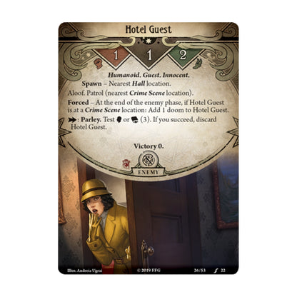 ARKHAM HORROR TCG: MURDER AT THE EXCELSIOR HOTEL Fantasy Flight Games - ảnh 2 - Board Game