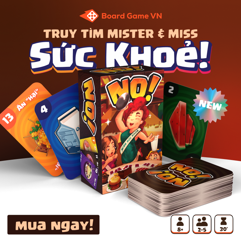 Giờ ra chơi - Trò chơi thẻ bài No - Truy tìm Mr & Ms Sức Khoẻ | card game, party game