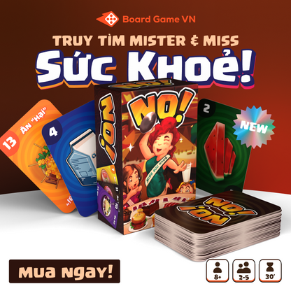 Giờ ra chơi - Trò chơi thẻ bài No - Truy tìm Mr & Ms Sức Khoẻ | card game, party game