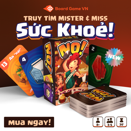 Giờ ra chơi - Trò chơi thẻ bài No - Truy tìm Mr & Ms Sức Khoẻ | card game, party game