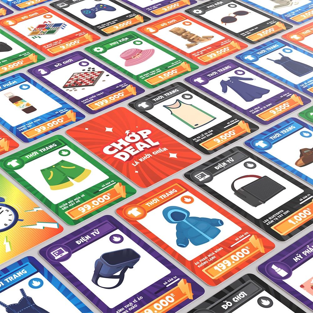 CHỚP DEAL | Boardgame, party game, game thẻ bài | Săn deal ngon nhanh như chớp!