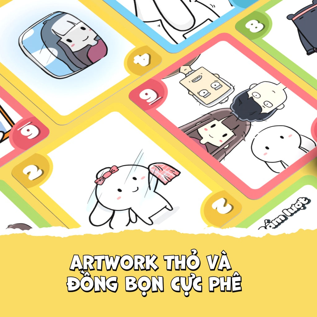 Bài con thỏ - Lầy hơn thỏ được không| Thỏ bảy màu, boardgame, game thẻ bài |Boardgamevn