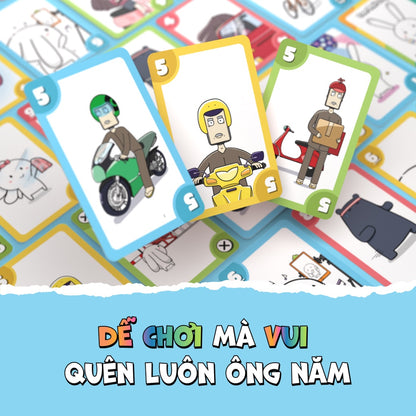 Bài con thỏ - Lầy hơn thỏ được không| Thỏ bảy màu, boardgame, game thẻ bài |Boardgamevn