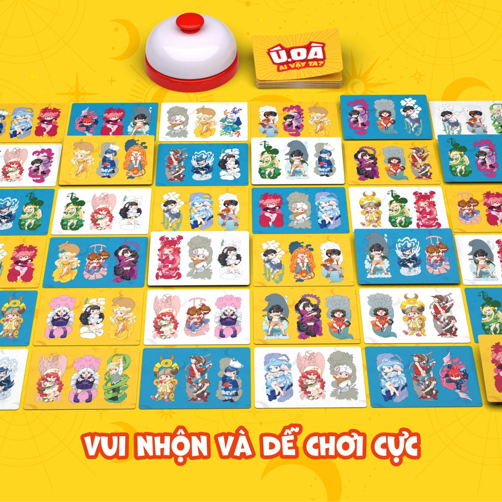 Ú ÒA - Ai Vậy Ta - trò chơi mới nhất của Lớp Học Mật Ngữ - Kèm thẻ bo góc cung hoàng đạo siêu đẹp