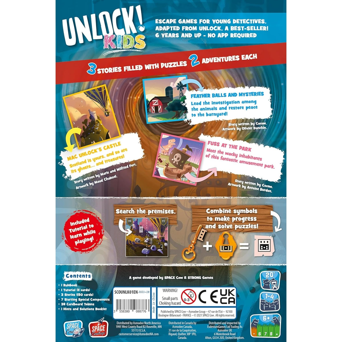 Unlock Kids #1 Detective Stories Space Cow - ảnh 2 - Board games