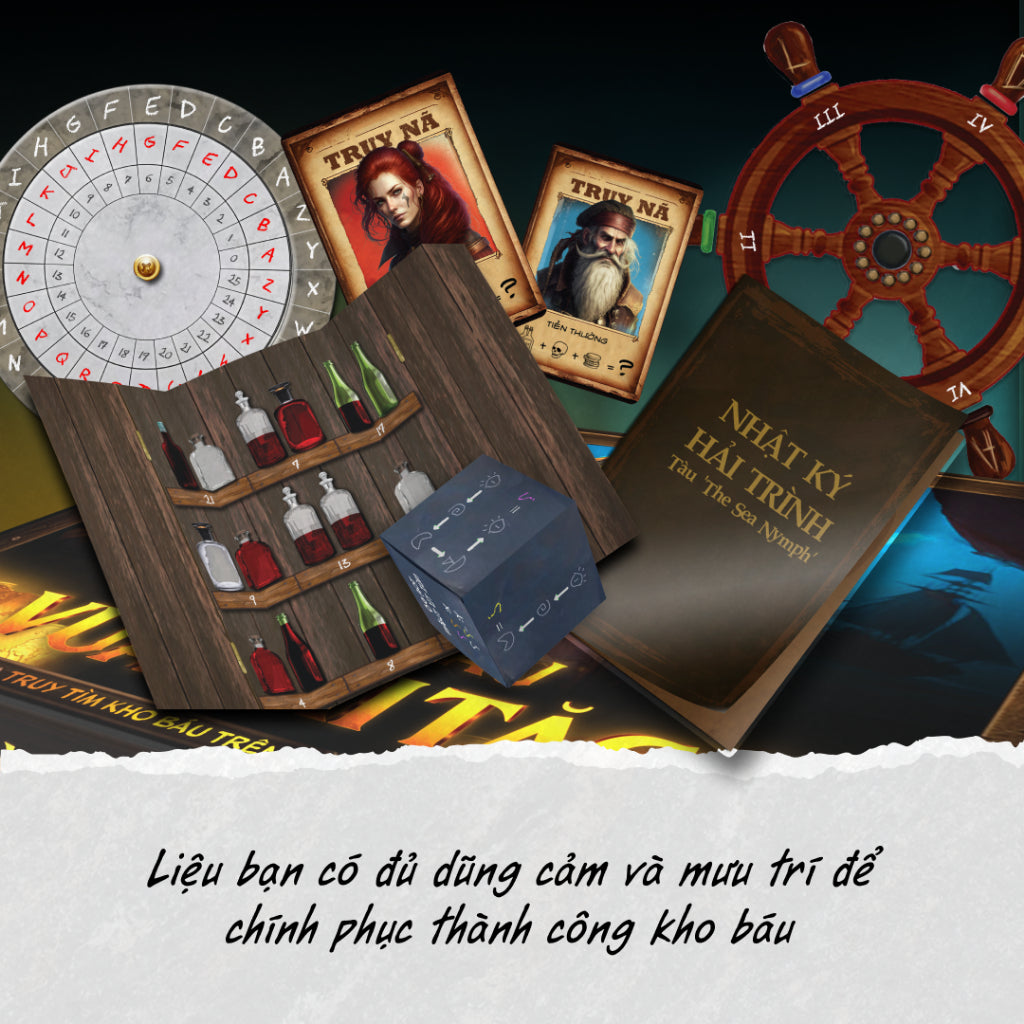 Kho báu vua hải tặc | Trò chơi giải đố thử thách trí tuệ | Board Game Vn x Miss Terry