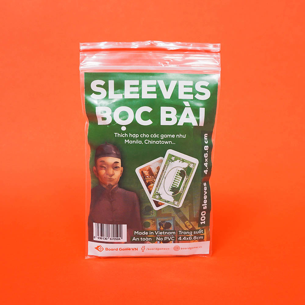 Sleeves bọc bảo vệ bài Cuộc Đua Sao Chổi - Size 6.5 x 9 cm (100 cái)- Board Game VN