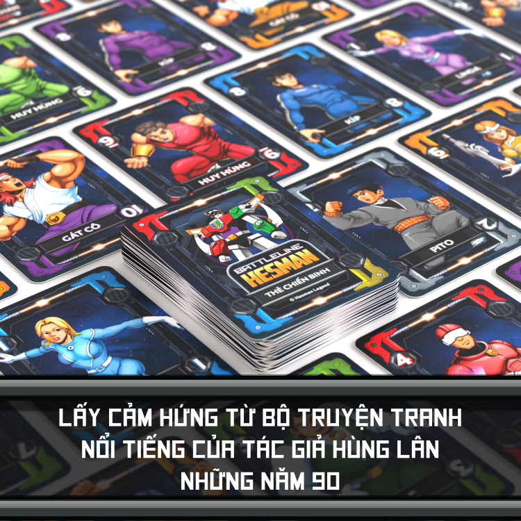BATTLE LINE - HESMAN - Board Game cùng Dũng sĩ Hesman