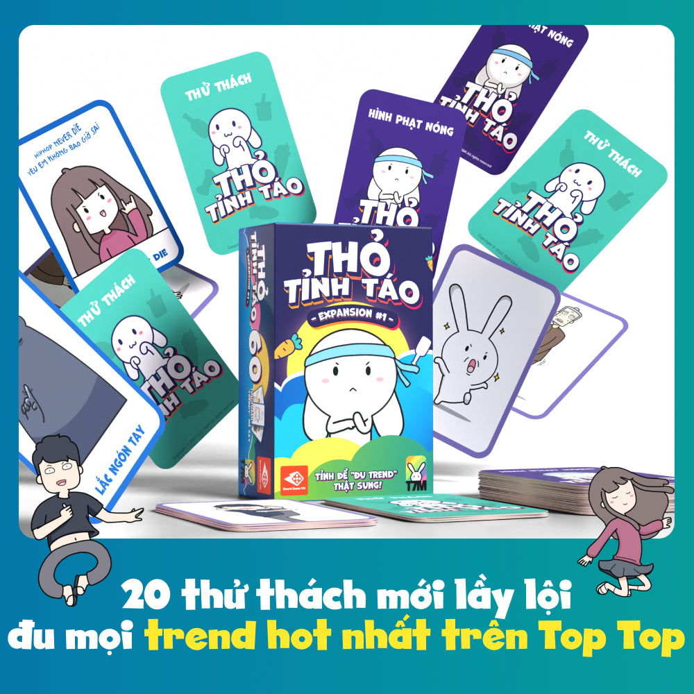 THỎ TỈNH TÁO EXPANSION #1 - chơi kèm Thỏ Tỉnh Táo