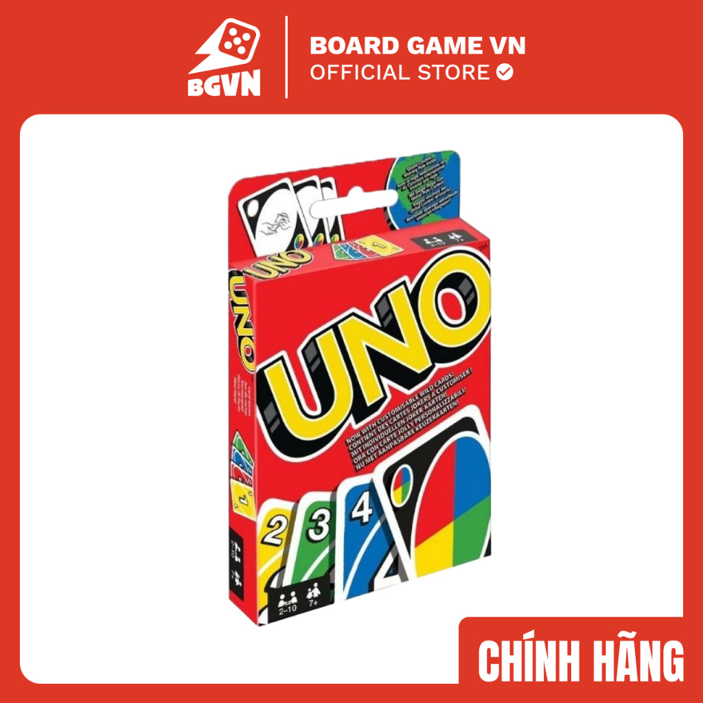 Bài Uno cơ bản 108 lá - Chính hãng Mattel