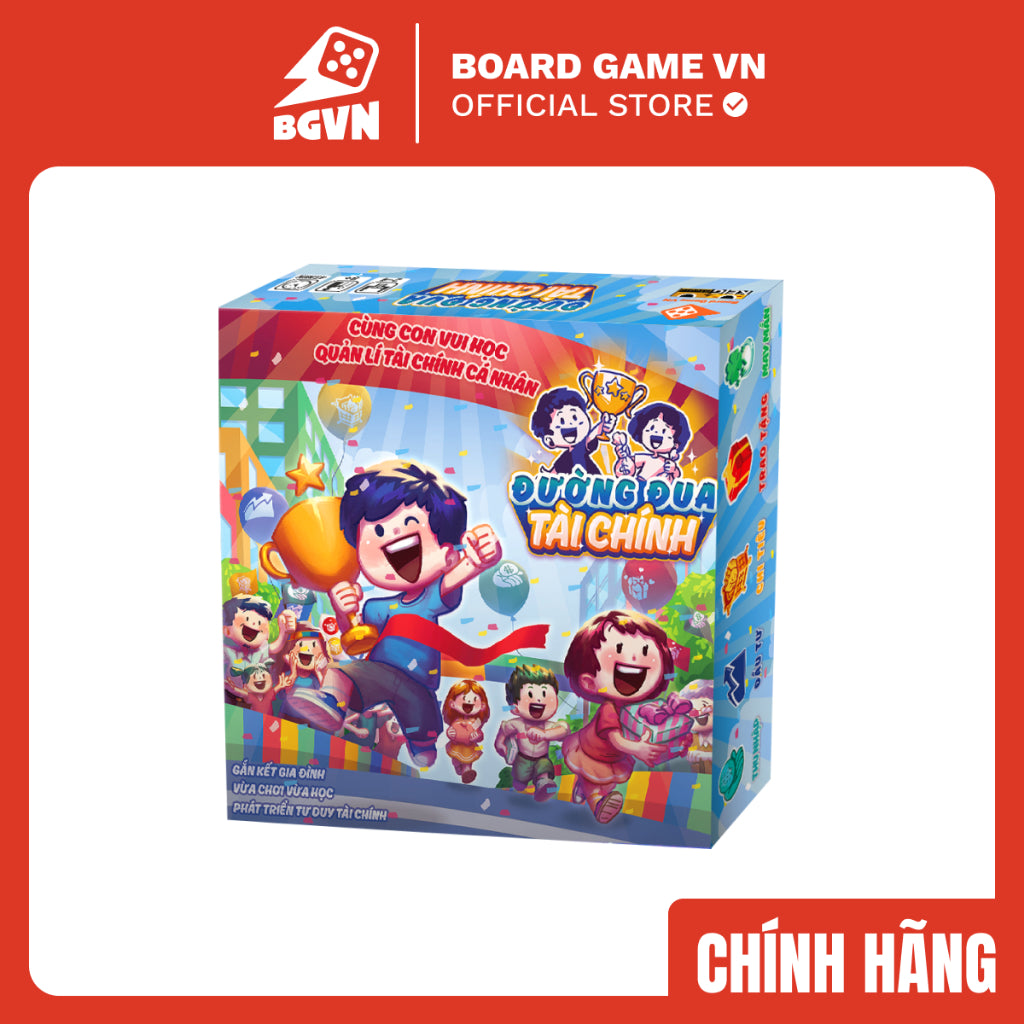 Đường Đua Tài Chính - Trò chơi giáo dục tài chính cho bé - Board Game VN