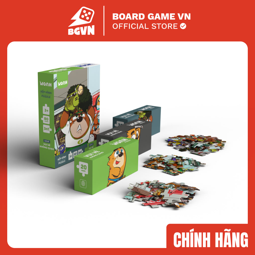 Xếp Hình/Puzzle Mato "Vui vẻ không quạo" - Board Game VN