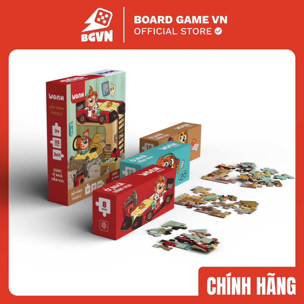 Xếp Hình/Puzzle Mato "Ở nhà vẫn vui" - Board Game VN