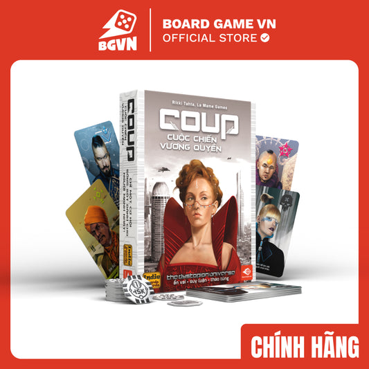 COUP - Cuộc chiến vương quyền| Board game, game thẻ bài| Boardgamevn