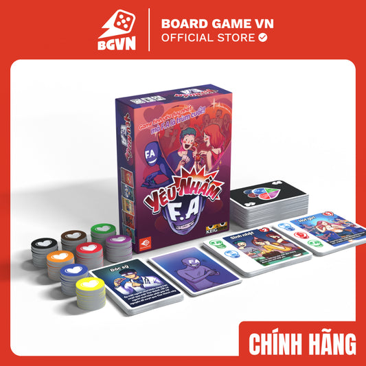 YÊU NHẦM F.A - Khi F.A là trùm cuối| Board game thẻ bài |Boardgamevn