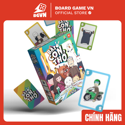 Bài con thỏ - Lầy hơn thỏ được không| Thỏ bảy màu, boardgame, game thẻ bài |Boardgamevn