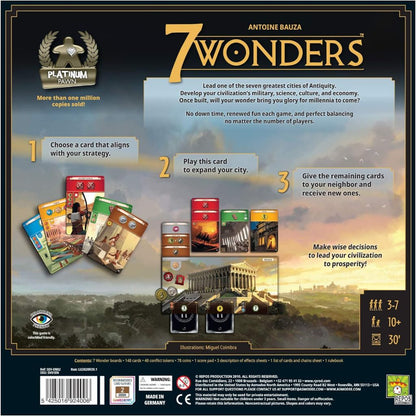 [Hàng mới về] 7 Wonders | Xây dựng văn minh cổ đại | Board game chiến thuật đỉnh cao
