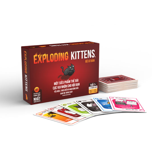 Exploding Kittens - Phiên bản Mèo nổ CHÍNH THỨC ĐỘC QUYỀN tại Việt Nam
