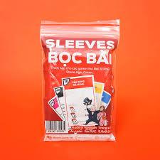 Sleeves bọc bảo vệ bài Cuộc Đua Sao Chổi - Size 6.5 x 9 cm (100 cái)- Board Game VN