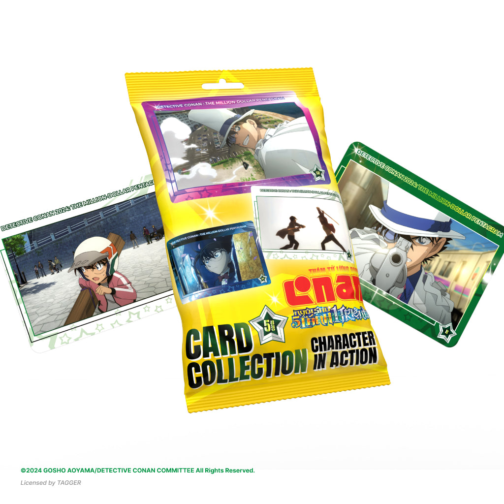 Box set card collection Thám tử lừng danh Conan: Ngôi Sao 5 Cánh 1 Triệu Đô | 20 pack | Board Game VN x Ducky Card