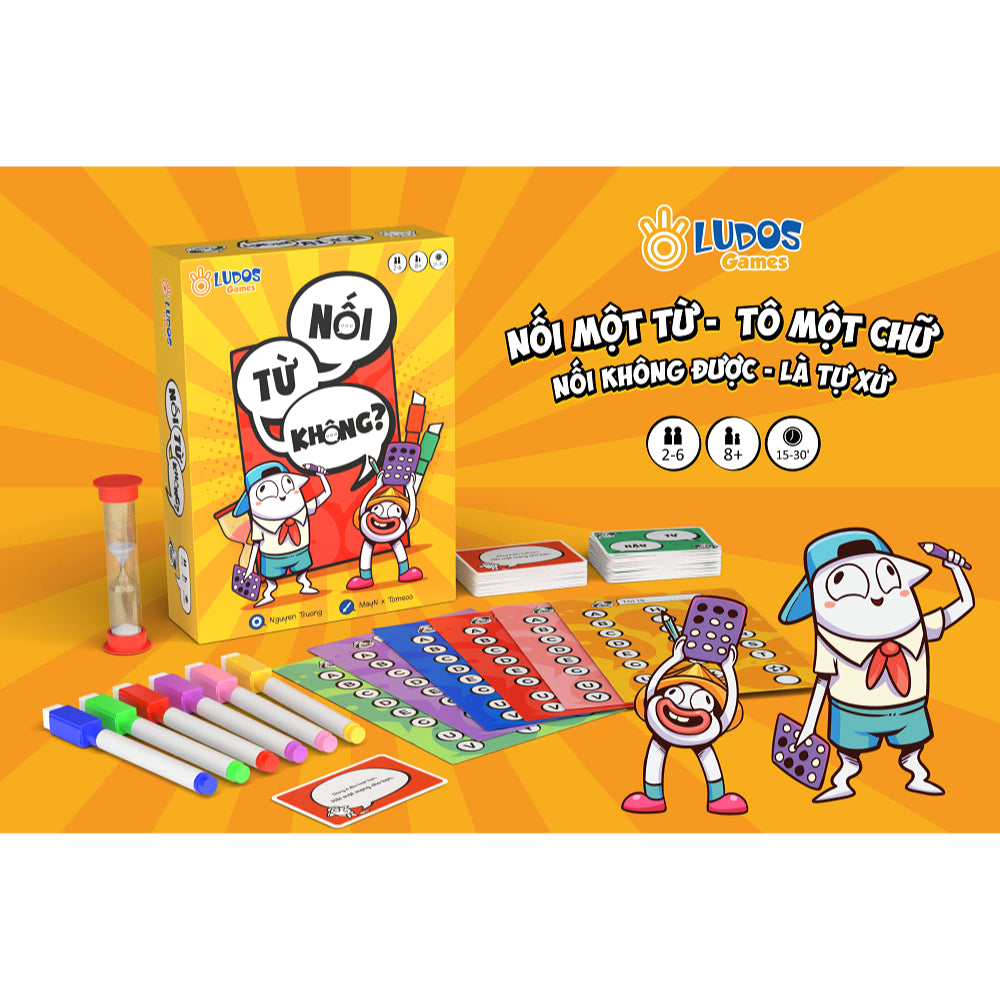 Nối Từ Không? - Vẫn là trò chơi Nối Từ nhưng vui hơn và hấp dẫn hơn | Board Game VN | Ludos Game