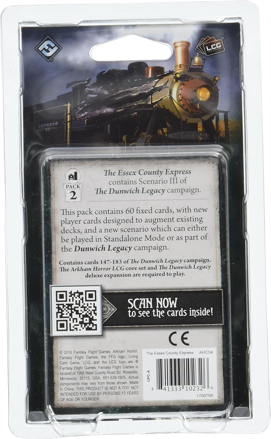 Arkham Horror The Card Game The Essex County Express MYTHOS PACK
