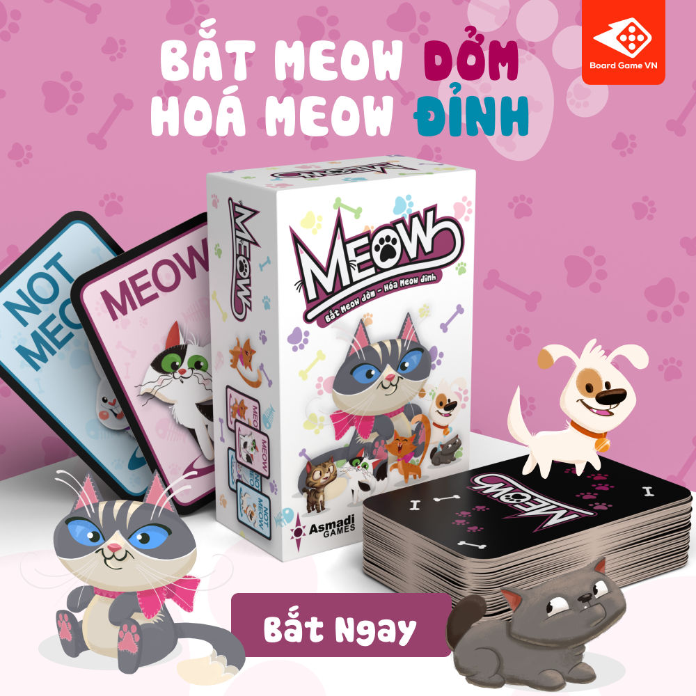Meow - Game vui dành cho cả nhà - Board Game Giá Rẻ